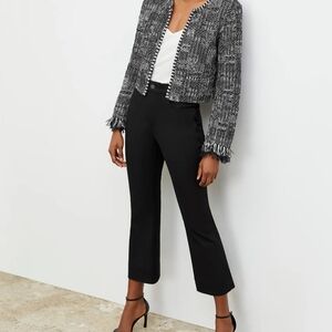 M. M. Lafleur Black Archie Jean Size 6 Cropped Flare Convertible